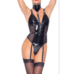 Black Level Body Porte-Jarretelles VINYL BODY CLAP Noir